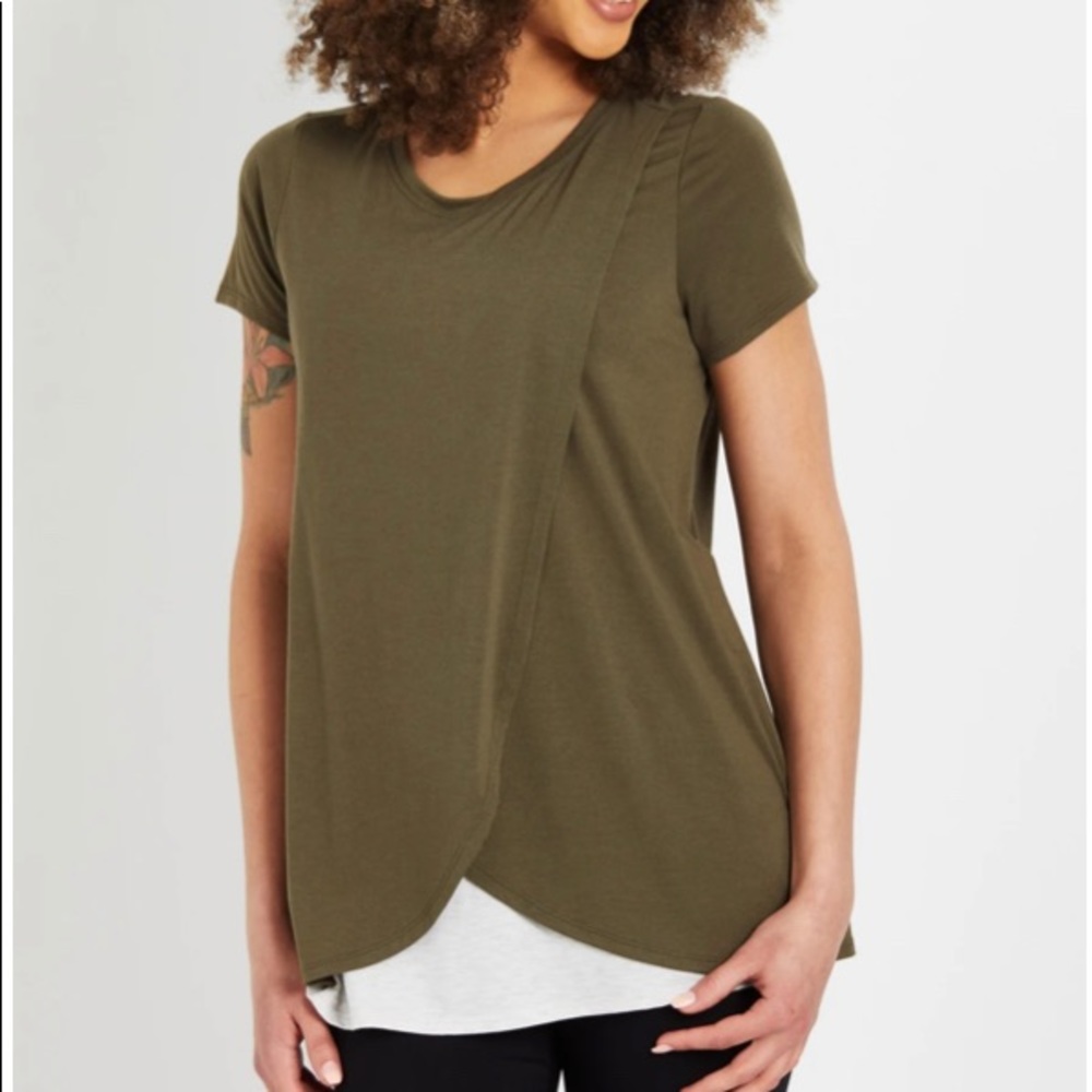 Motherhood Maternity Nursing Shirt